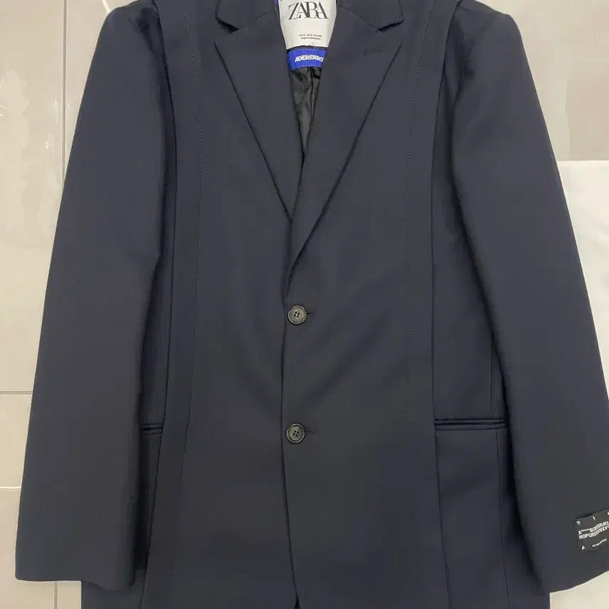 [BUNJANG] Ader Error x Zara Blazer Navy / 아더에러 자라 블레이저 자더에러 블레이저 네이비