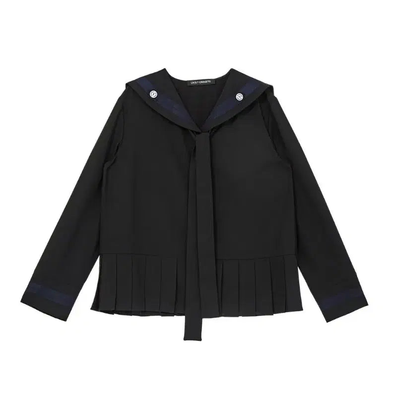[BUNJANG] Lucky Chouette Sailor Blouse / 럭키슈에뜨 세일러 블라우스