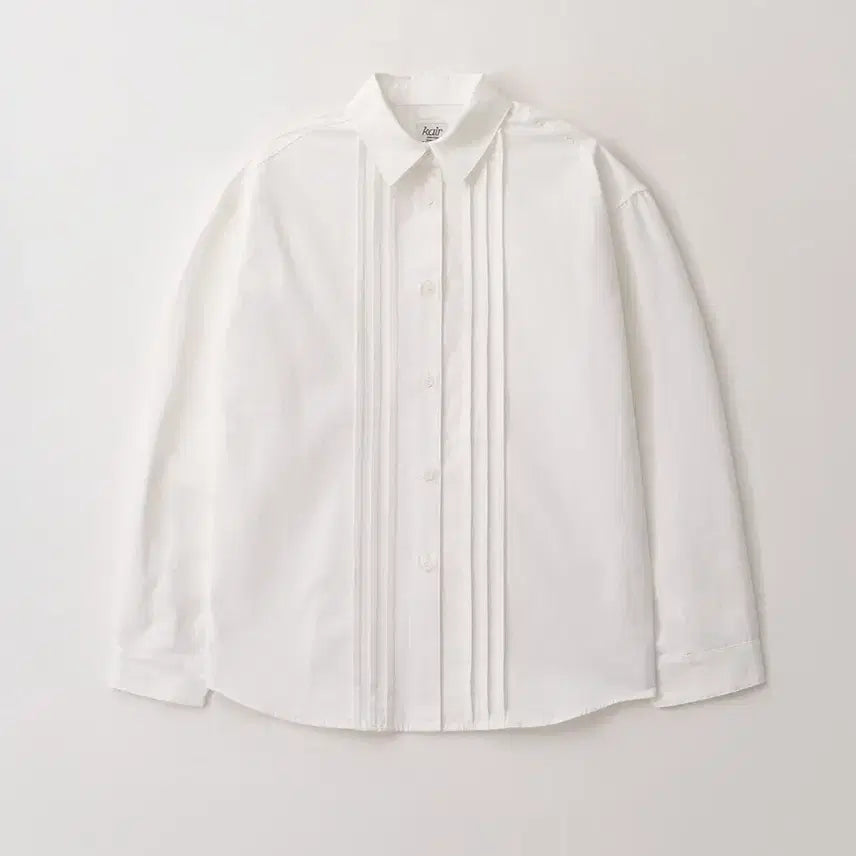 [BUNJANG] Kair White Pintuck Shirt / kair 카이르 화이트 핀턱 셔츠
