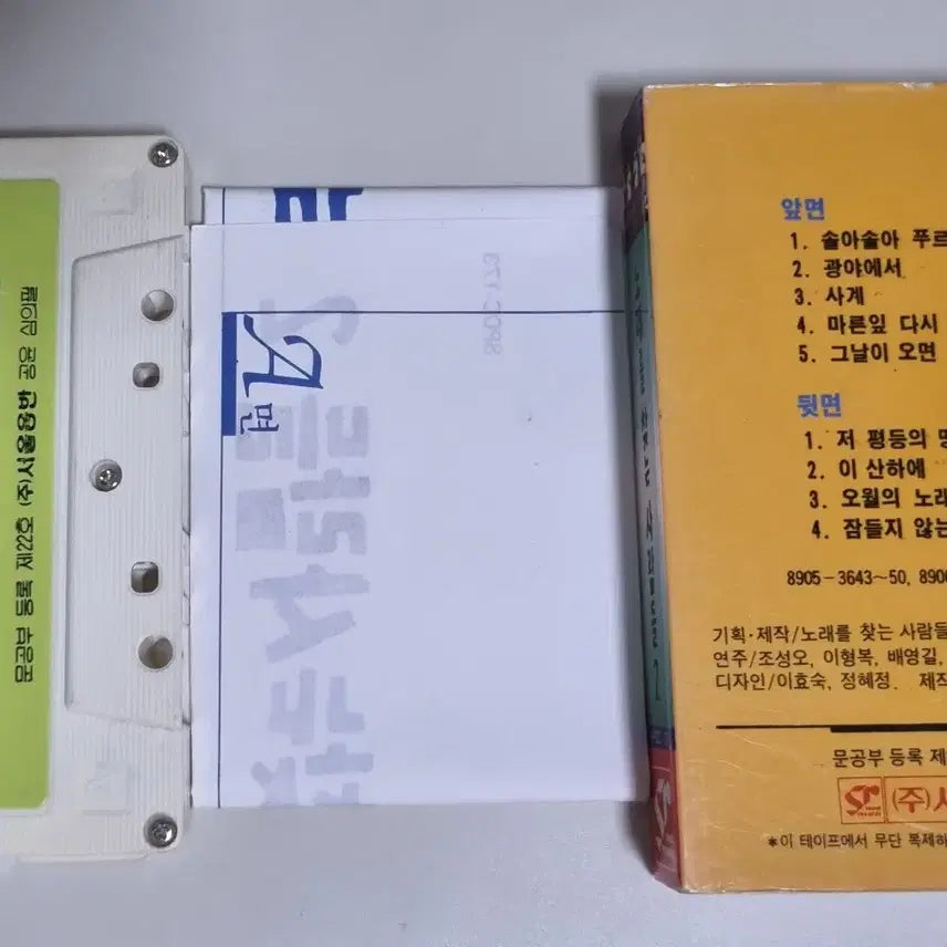 [BUNJANG] Various Artists "No Search for Sadness" Vol. 2 (Unsealed Cassette Tape) / 노찾사 2집 (개봉 카세트테이프)