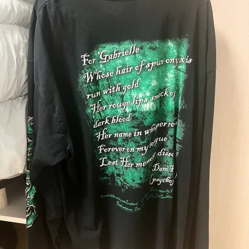 [BUNJANG] Cradle of Filth 00s Long Sleeve T-Shirt / 00s 크레이들 오브 필스 Cradle of Filfth 롱슬리브