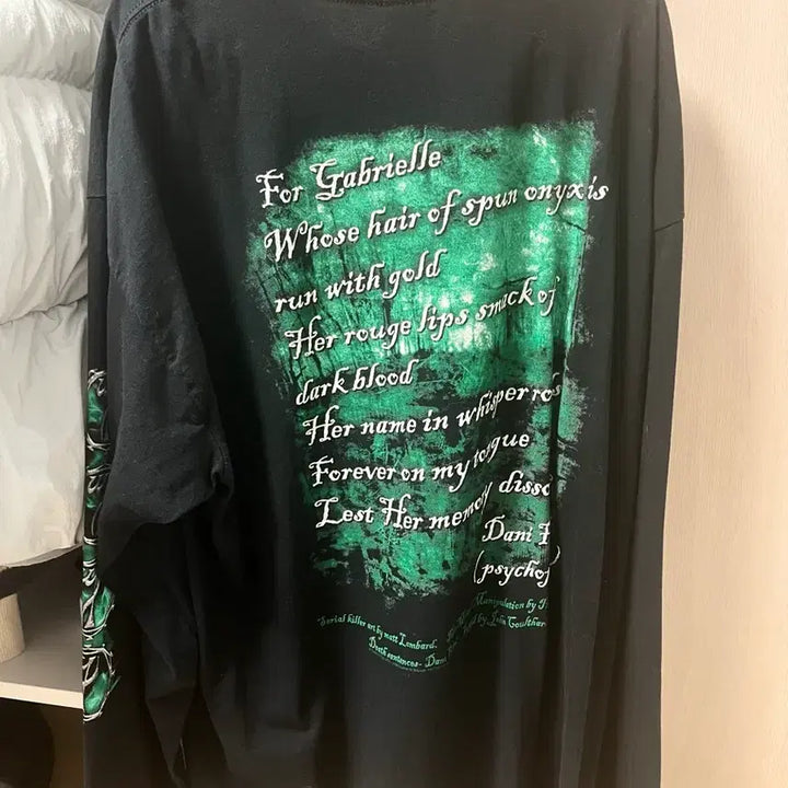 [BUNJANG] Cradle of Filth 00s Long Sleeve T-Shirt / 00s 크레이들 오브 필스 Cradle of Filfth 롱슬리브