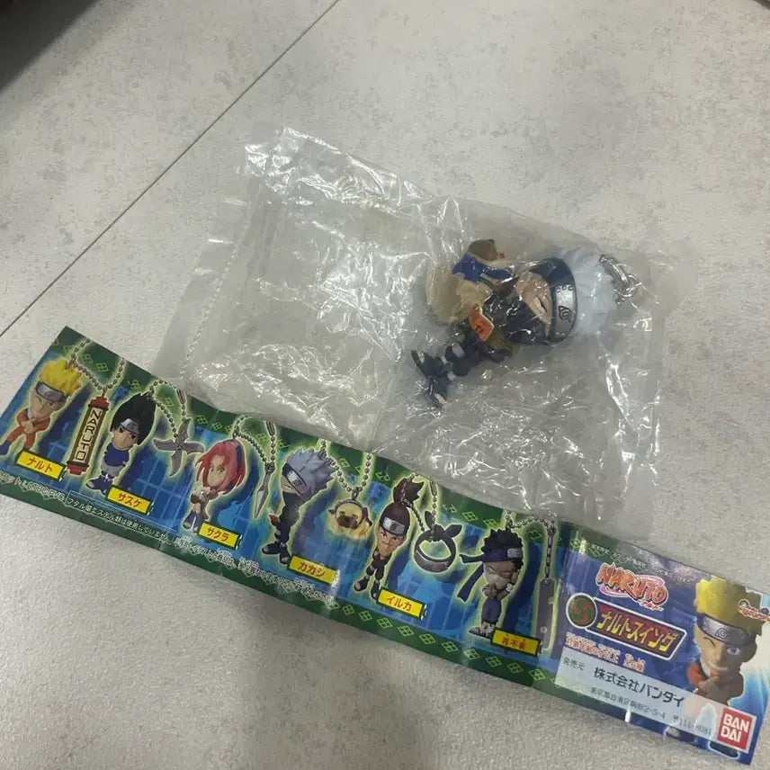 [SOLD OUT] 일괄) 미개봉 2002년 반다이 나루토 고전 키링 가챠 피규어