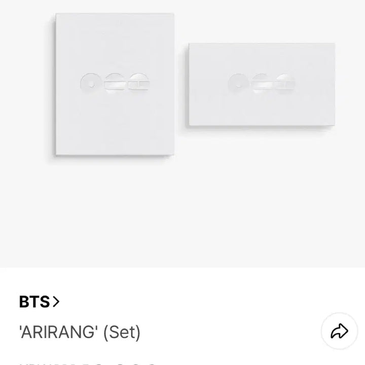 [BUNJANG] BTS Arirang Album 2-Set Bundle (Sealed) / (반값이하) 미개봉 방탄 아리랑 앨범 2종세트 양도 BTS Arirang