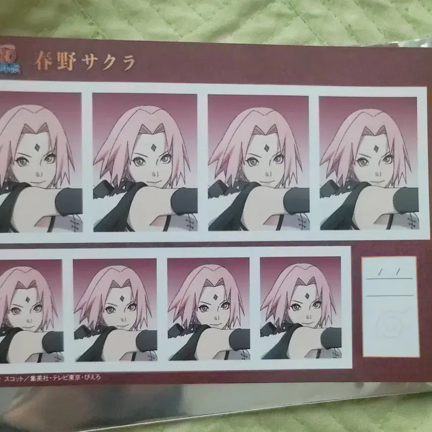 [BUNJANG] Naruto Haruno Sakura Photo / 새상품) 하루노 사쿠라 증명사진 증사 나루토