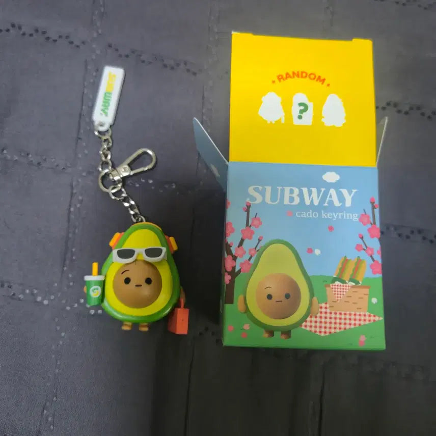 [BUNJANG] Subway Avocado Keychain / Subway 써브웨이 아보카도 키링 뮤직카도