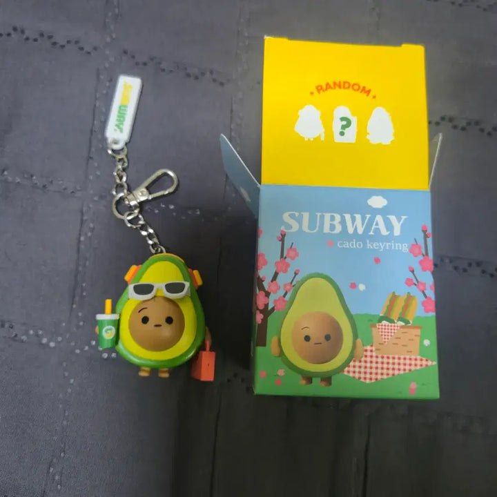 [BUNJANG] Subway Avocado Keychain / Subway 써브웨이 아보카도 키링 뮤직카도