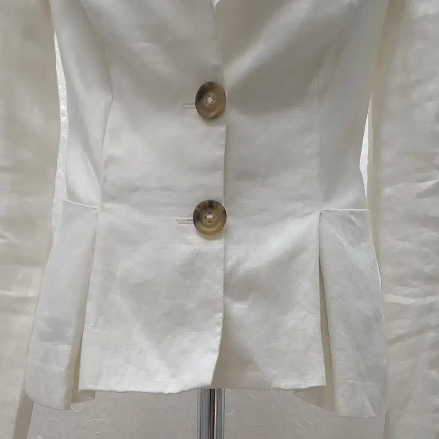 [BUNJANG] Vivienne Westwood Linen Jacket Ivory / 비비안웨스트우드  마 자켓 44  새제품