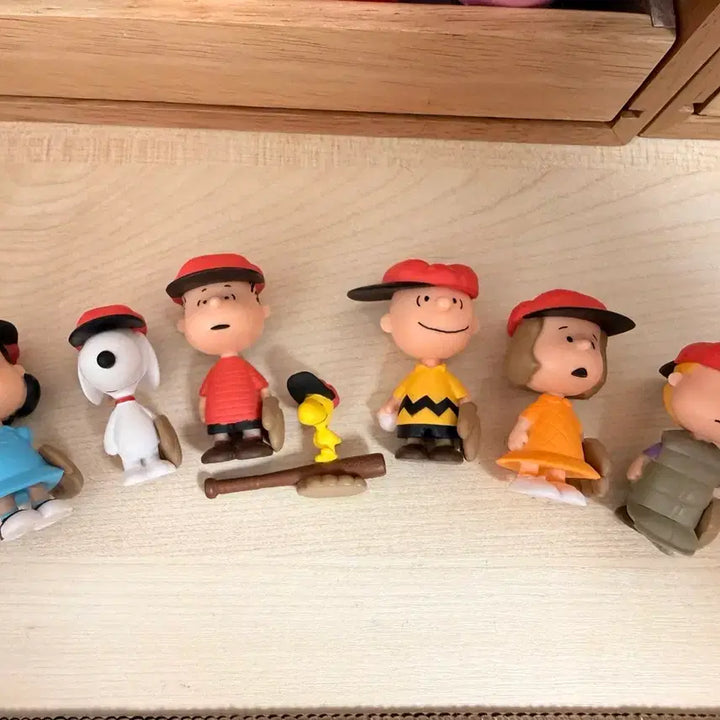 [BUNJANG] Bandai Snoopy Baseball Figure / 반다이 스누피 피규어 베이스볼