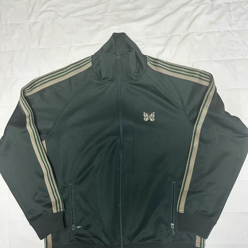 [BUNJANG] Needles Track Jacket Dark Green / [L] 니들스 트랙자켓 다크그린