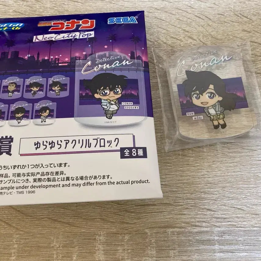 [BUNJANG] Sega Detective Conan Acrylic Block Neo City Pop Ran Mouri / 세가 명탐정 코난 아크릴 블록 Neo City Pop 란 모리 쿠지