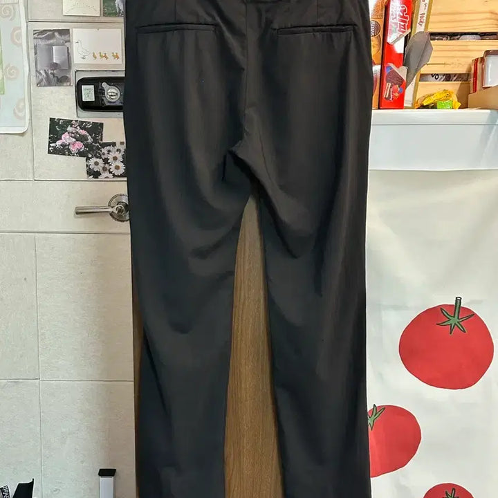 [BUNJANG] Theory Virgin Wool Spring/Summer Straight Fit Slacks 34 Black / 띠어리 버진울 봄여름 슬렉스/34/블랙