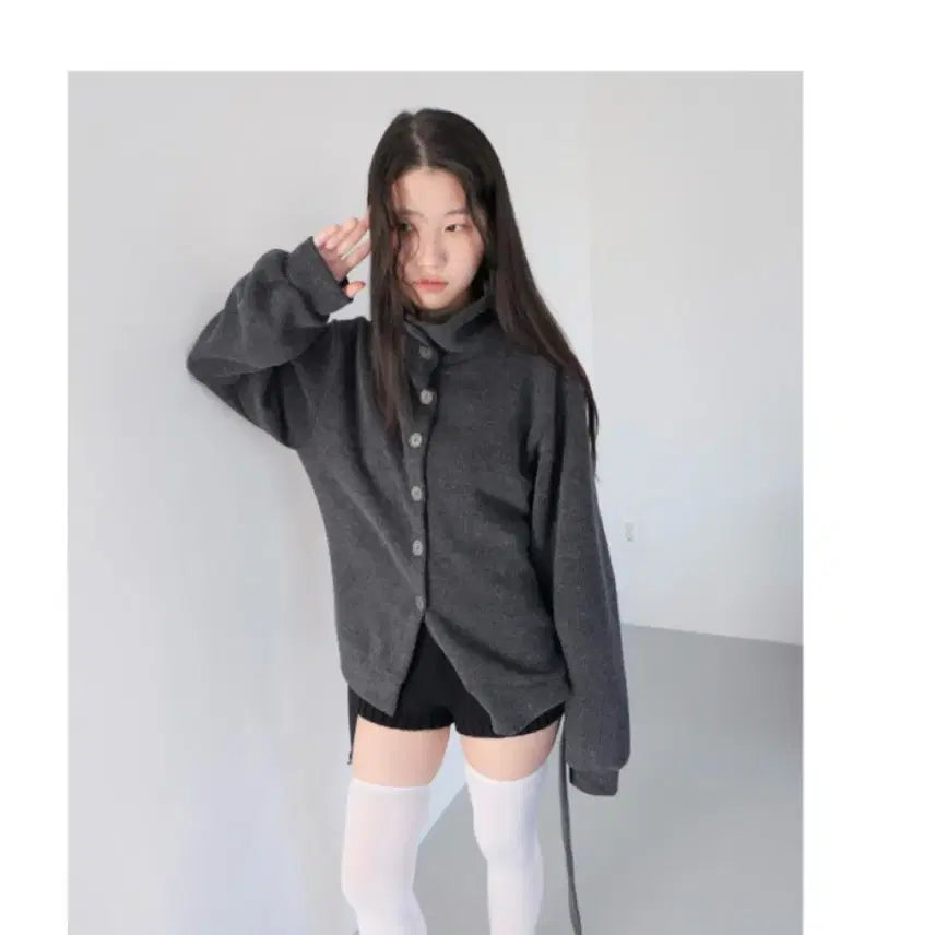 [BUNJANG] Baby Lap Belt Cardigan / 베이비랩 벨트 가디건