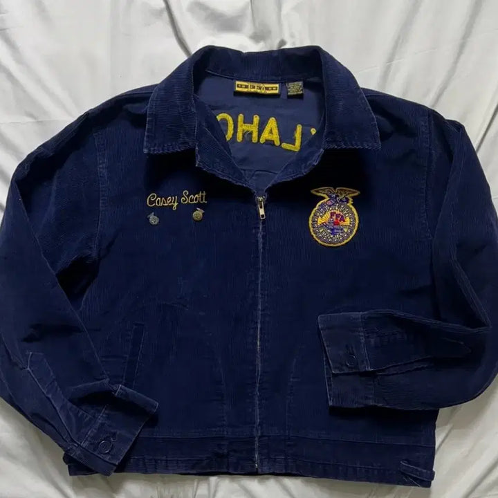 [BUNJANG] FFA Corduroy Blouson Jacket / 빈티지 라인 FFA 코듀로이 블루종 자켓 판매합니당(황금사이즈) L-XL
