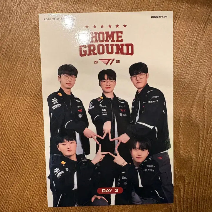 [SOLD OUT] T1 Home Ground 홈그라운드 멤버십 day 3 엽서