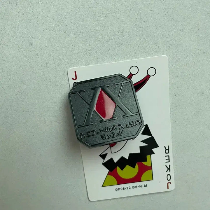 [BUNJANG] Hunter x Hunter Hisoka Trump Card Badge Bundle Set / 헌터헌터 히소카 뱃지 트럼프 카드