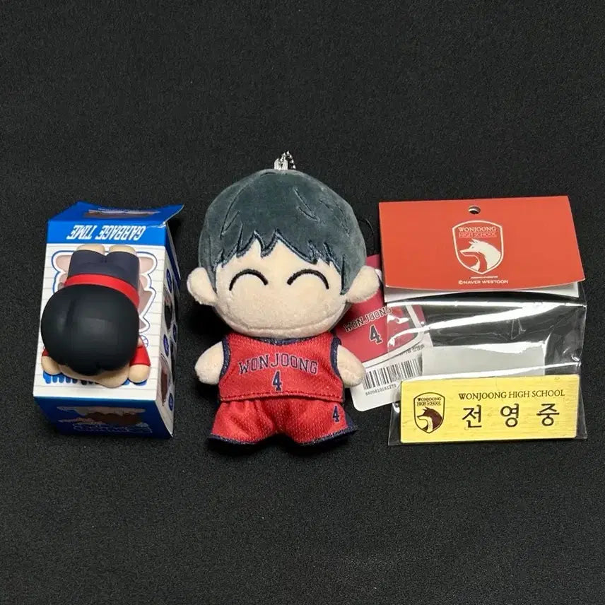 [BUNJANG] Garbage Time Jeon Young-joong Figure Bundle Set / [일괄]가비지타임 전영중 작뿡인형 명찰 볼빵빵 피규어 갑타