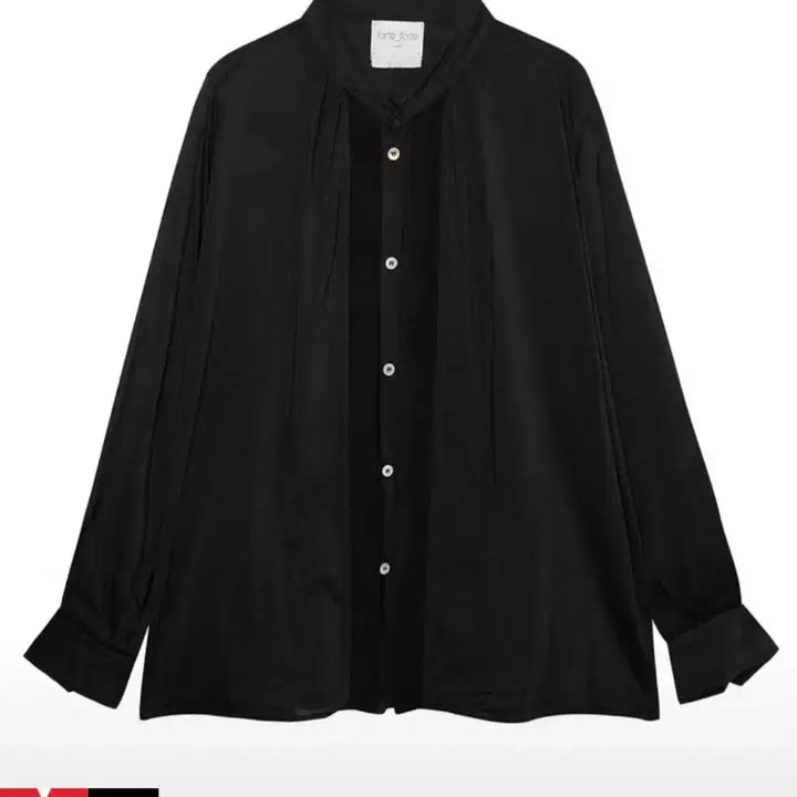 [BUNJANG] forte_forte Black Long Sleeve Blouse / forte_forte 블랙 블라우스
