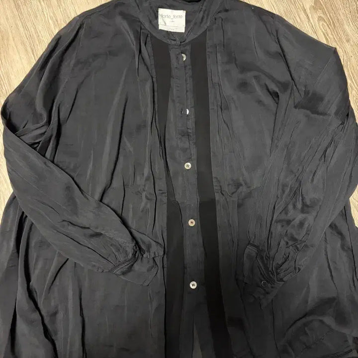 [BUNJANG] forte_forte Black Long Sleeve Blouse / forte_forte 블랙 블라우스