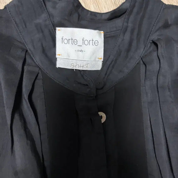 [BUNJANG] forte_forte Black Long Sleeve Blouse / forte_forte 블랙 블라우스