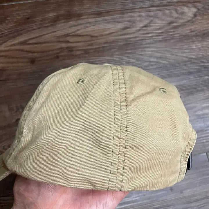 [BUNJANG] Polo Ralph Lauren Beige Leather Strap Ball Cap / 폴로 랄프로렌 베이지 가죽스트랩 볼캡 캡모자