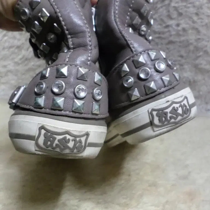 [BUNJANG] Bettyboom Vintage Ash Jenial Gray Wedge Sneakers / 베티붐구제 230 아쉬 제니얼 그레이 웨지 운동화 중고 신발