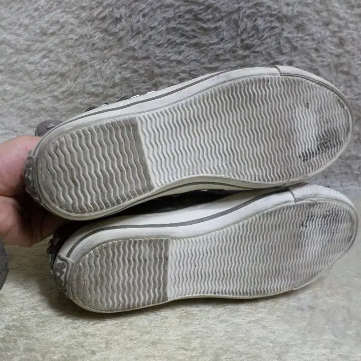 [BUNJANG] Bettyboom Vintage Ash Jenial Gray Wedge Sneakers / 베티붐구제 230 아쉬 제니얼 그레이 웨지 운동화 중고 신발