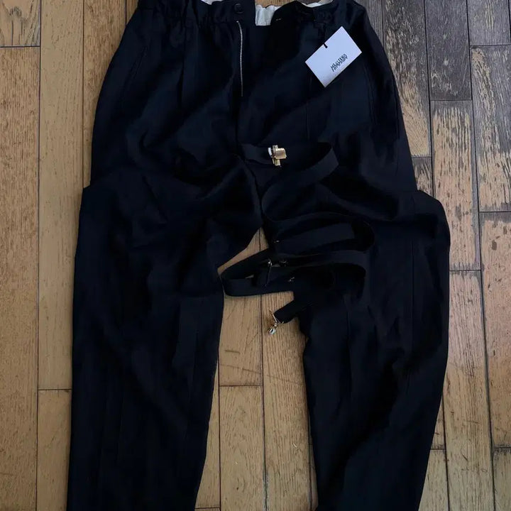 [BUNJANG] Marano Black Cotton Pants / 마라아노 팬추