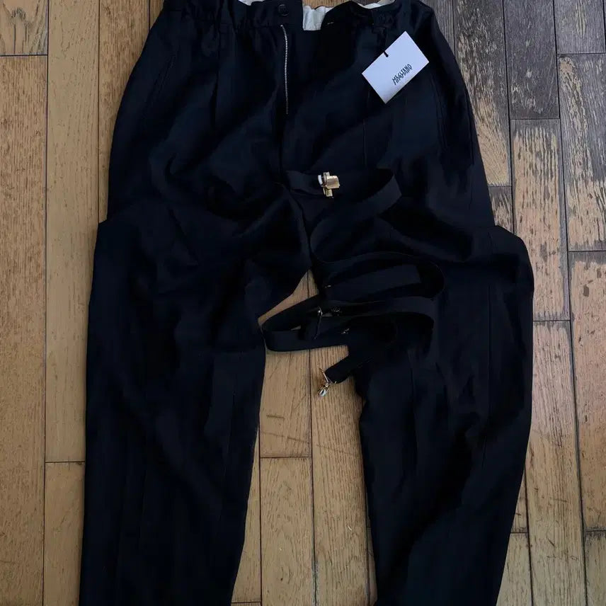 [BUNJANG] Marano Black Cotton Pants / 마라아노 팬추