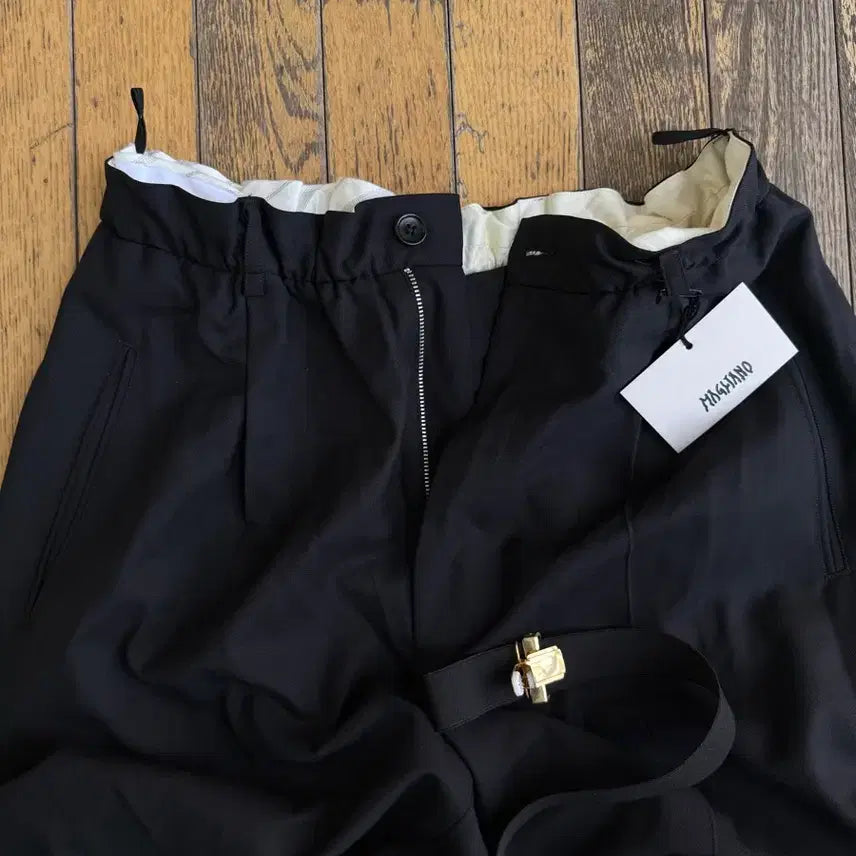 [BUNJANG] Marano Black Cotton Pants / 마라아노 팬추