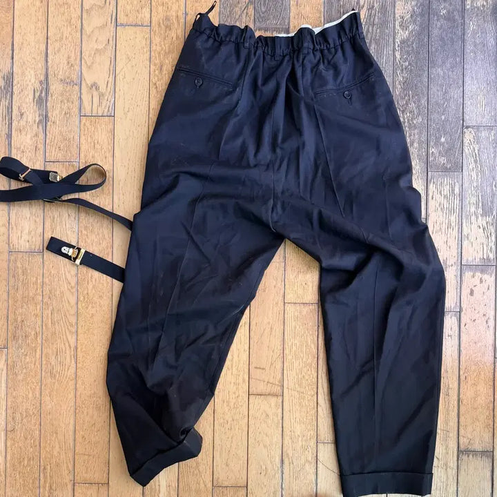 [BUNJANG] Marano Black Cotton Pants / 마라아노 팬추