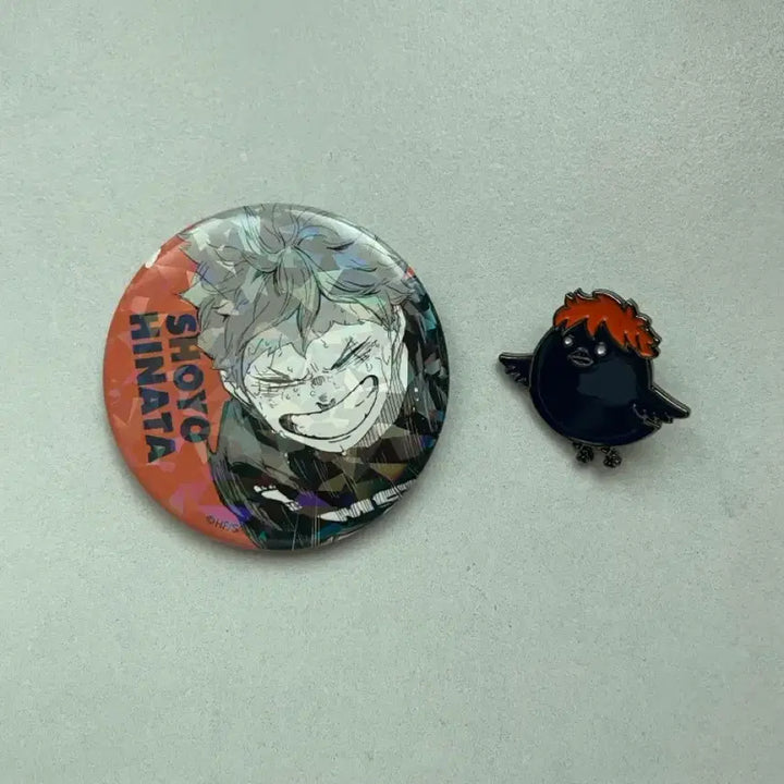 [BUNJANG] Haikyu Hinata All-Star Metal Badge / 하이큐 히나타 올스타 메탈 캔뱃지
