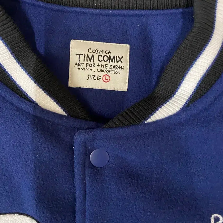 [BUNJANG] TIM COMIX Comic Baseball Jacket / TIM COMIX 코믹스 야구 점퍼 L
