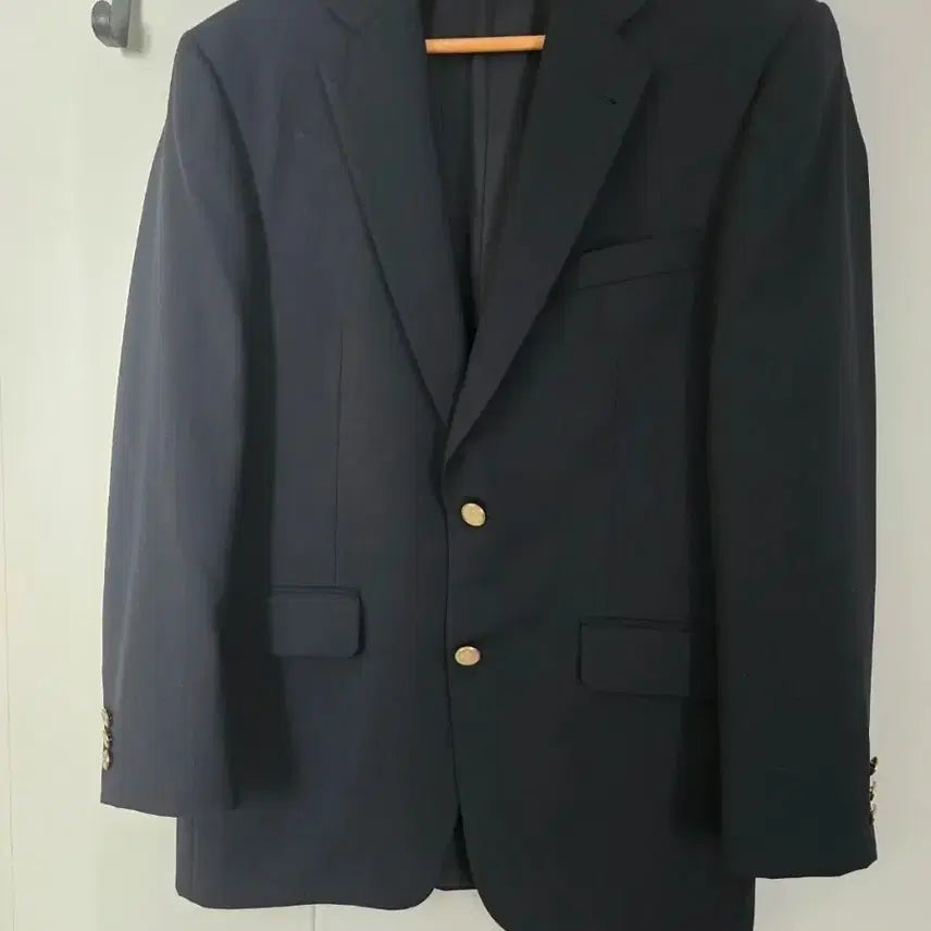 [BUNJANG] Burberry London Navy Gold Button Blazer / 버버리 런던 네이비 금장 블레이저