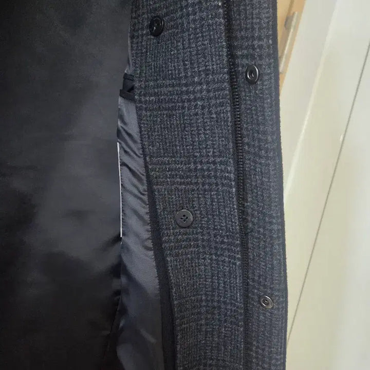 [BUNJANG] Beanpole Men Black Hooded Cashmere Long Coat / 빈폴멘 블랙 후드 롱 캐시미어 코트