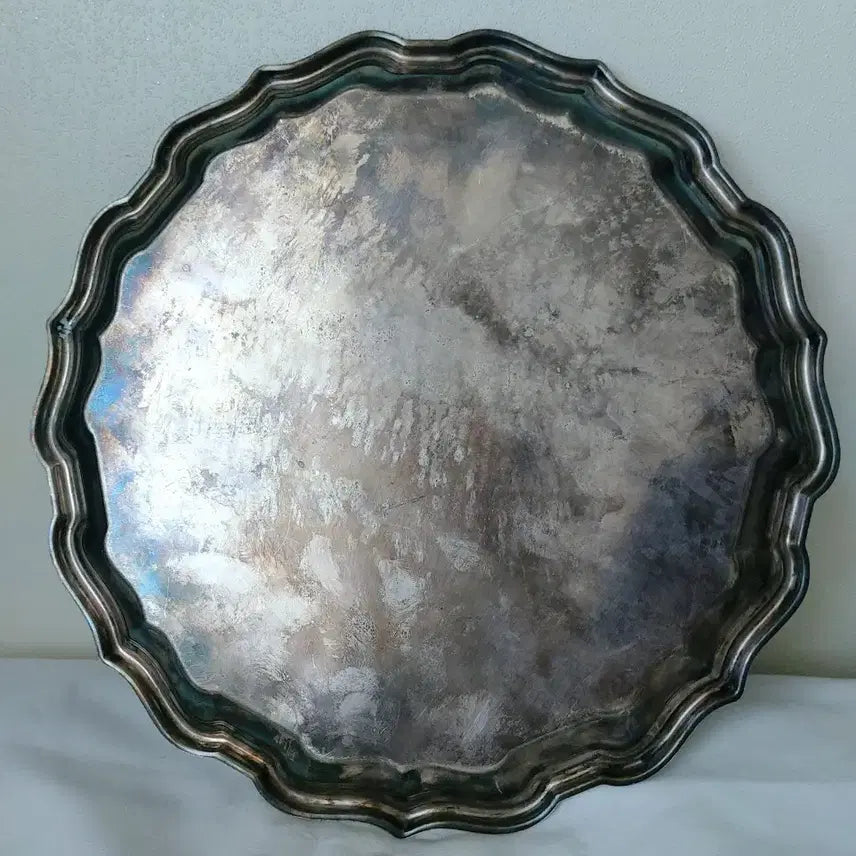 [SOLD OUT] Vintage 빈티지 Silver-plated 은도금 Tray 쟁반