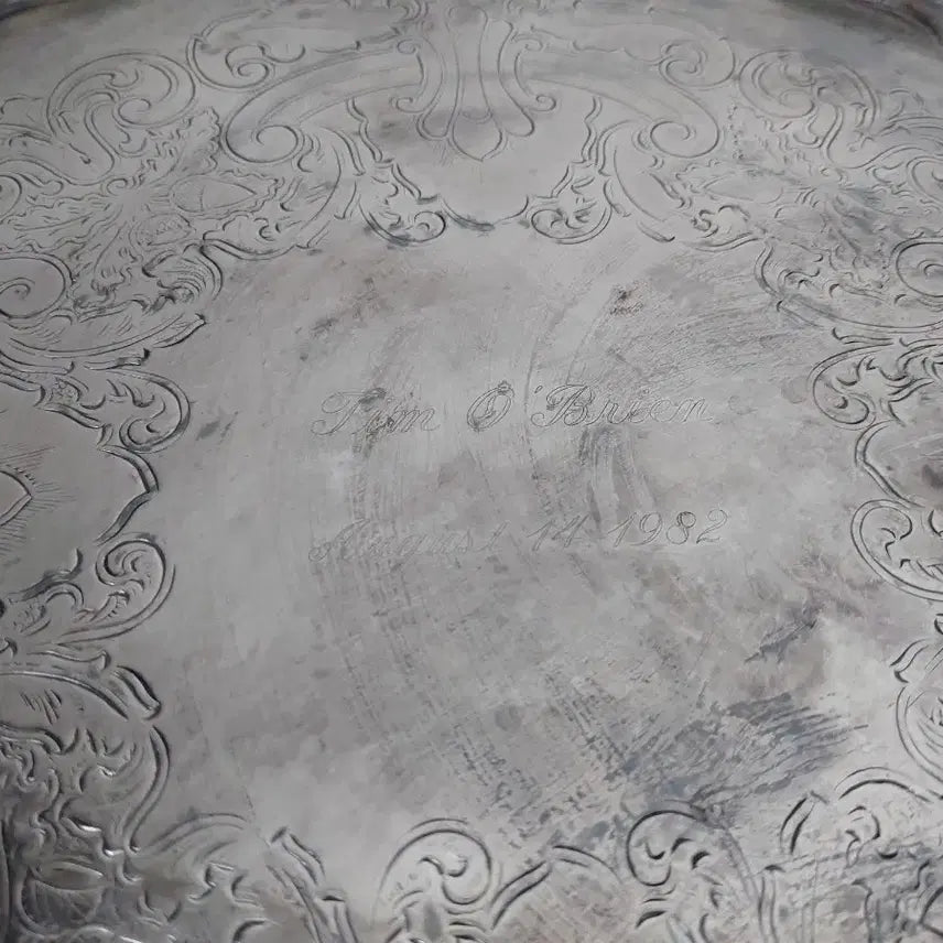 [SOLD OUT] Vintage 빈티지 Silver-plated 은도금 Tray 쟁반
