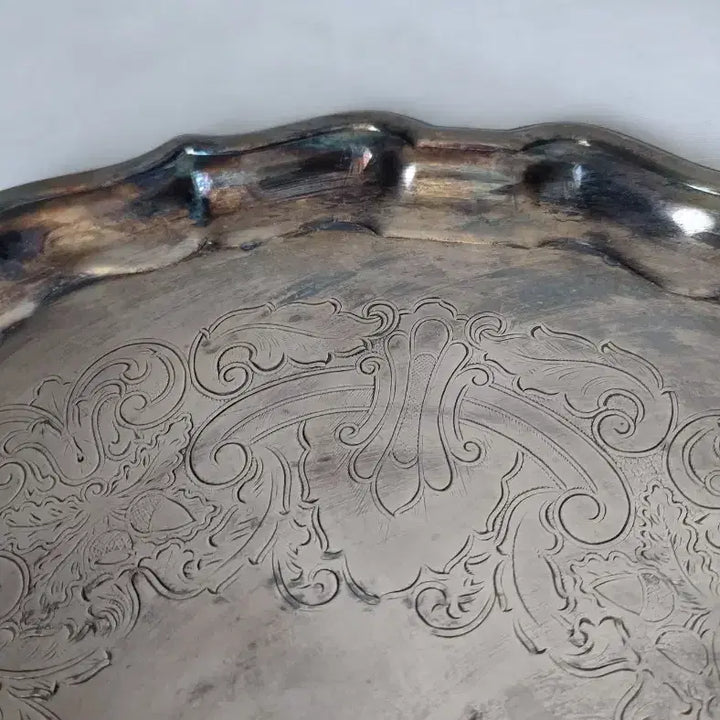 [SOLD OUT] Vintage 빈티지 Silver-plated 은도금 Tray 쟁반