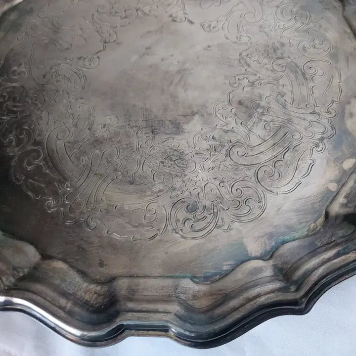 [SOLD OUT] Vintage 빈티지 Silver-plated 은도금 Tray 쟁반