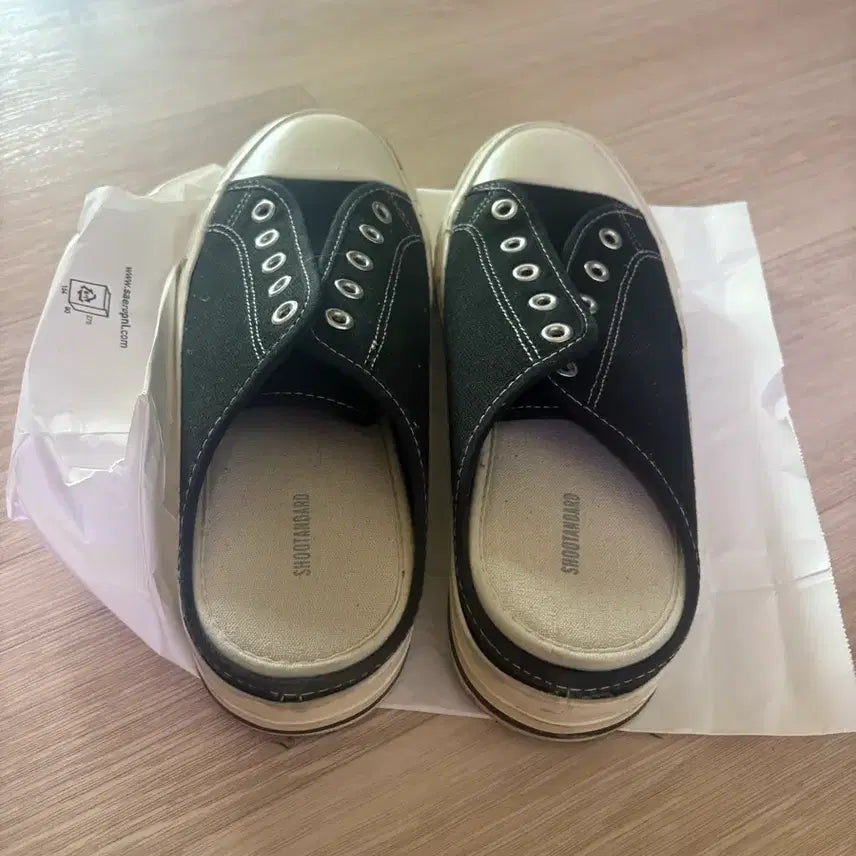 [BUNJANG] Black Mule Sneakers / 블랙 뮬 스니커즈