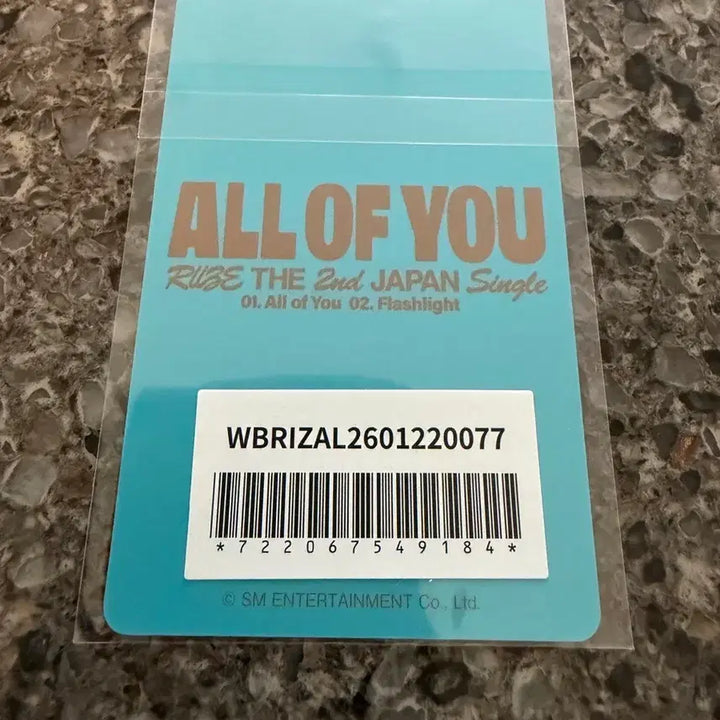 [SOLD OUT] 라이즈 은석 올옵유 위버스 럭드 포토카드1장(미개봉)