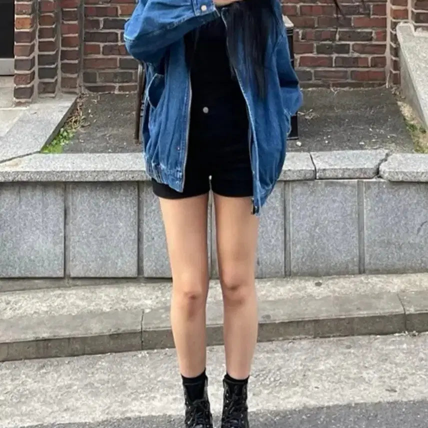 [BUNJANG] (새제품) 레이디볼륨 정품 빈티지 데님 자켓 / (새제품) 레이디볼륨 정품 빈티지 데님 자켓