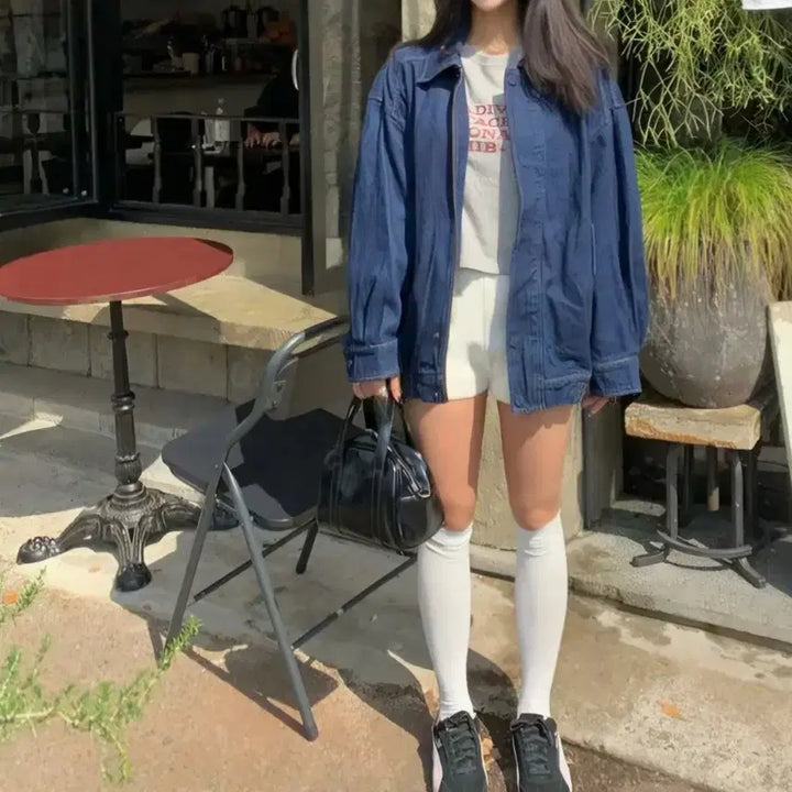 [BUNJANG] (새제품) 레이디볼륨 정품 빈티지 데님 자켓 / (새제품) 레이디볼륨 정품 빈티지 데님 자켓
