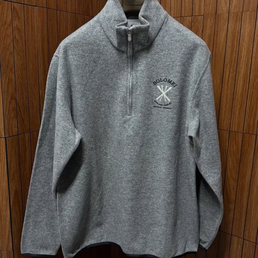 [BUNJANG] Brunello Cucinelli Cashmere Logo Quarter Zip-up XL / 브루넬로 쿠치넬리 캐시미어 로고 쿼터 집업 XL