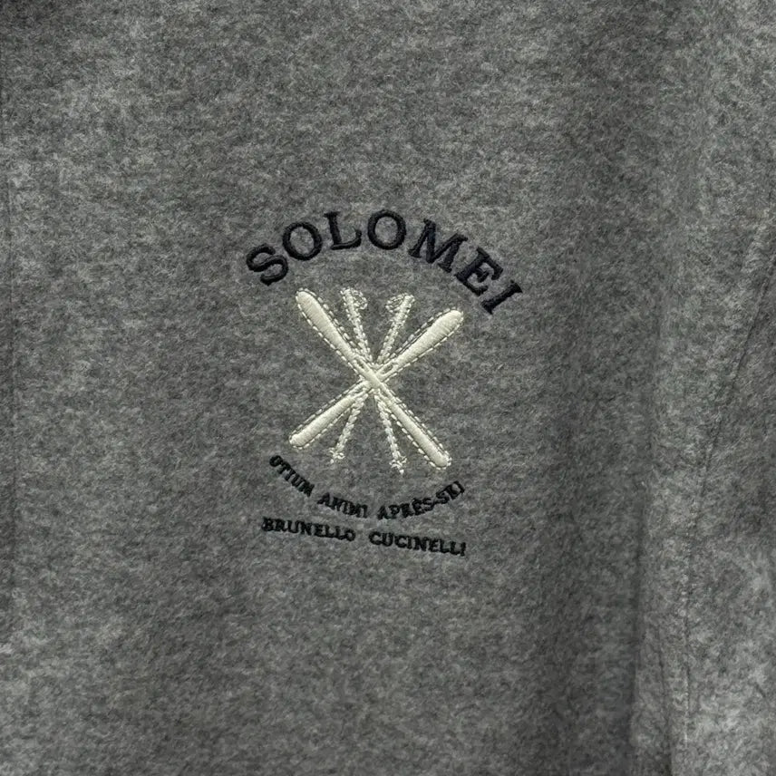 [BUNJANG] Brunello Cucinelli Cashmere Logo Quarter Zip-up XL / 브루넬로 쿠치넬리 캐시미어 로고 쿼터 집업 XL