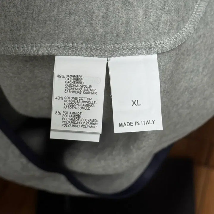 [BUNJANG] Brunello Cucinelli Cashmere Logo Quarter Zip-up XL / 브루넬로 쿠치넬리 캐시미어 로고 쿼터 집업 XL
