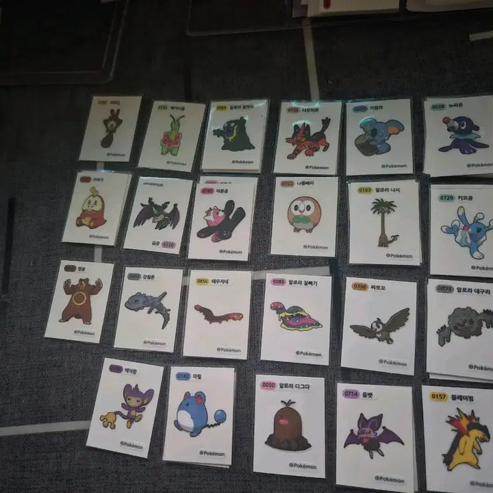[BUNJANG] Pokemon Stickers Season 4 &amp; Season 5 Exchange / 교환 포켓몬 시즌4 >>>>시즌5 띠부씰 띠부띠부씰ㅣ
