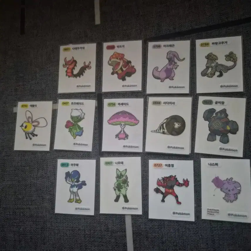 [BUNJANG] Pokemon Stickers Season 4 &amp; Season 5 Exchange / 교환 포켓몬 시즌4 >>>>시즌5 띠부씰 띠부띠부씰ㅣ