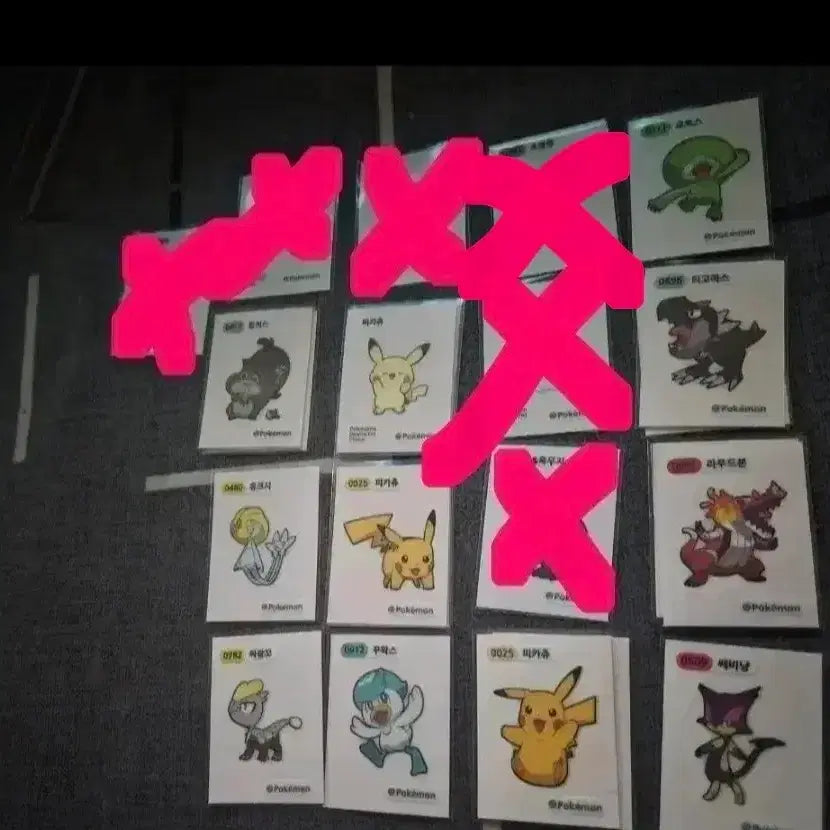 [BUNJANG] Pokemon Stickers Season 4 &amp; Season 5 Exchange / 교환 포켓몬 시즌4 >>>>시즌5 띠부씰 띠부띠부씰ㅣ