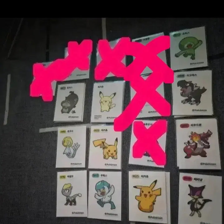 [BUNJANG] Pokemon Stickers Season 4 &amp; Season 5 Exchange / 교환 포켓몬 시즌4 >>>>시즌5 띠부씰 띠부띠부씰ㅣ